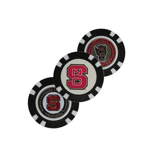 Team Golf North Carolina St Ball Markers - Golf Chip Marker - 