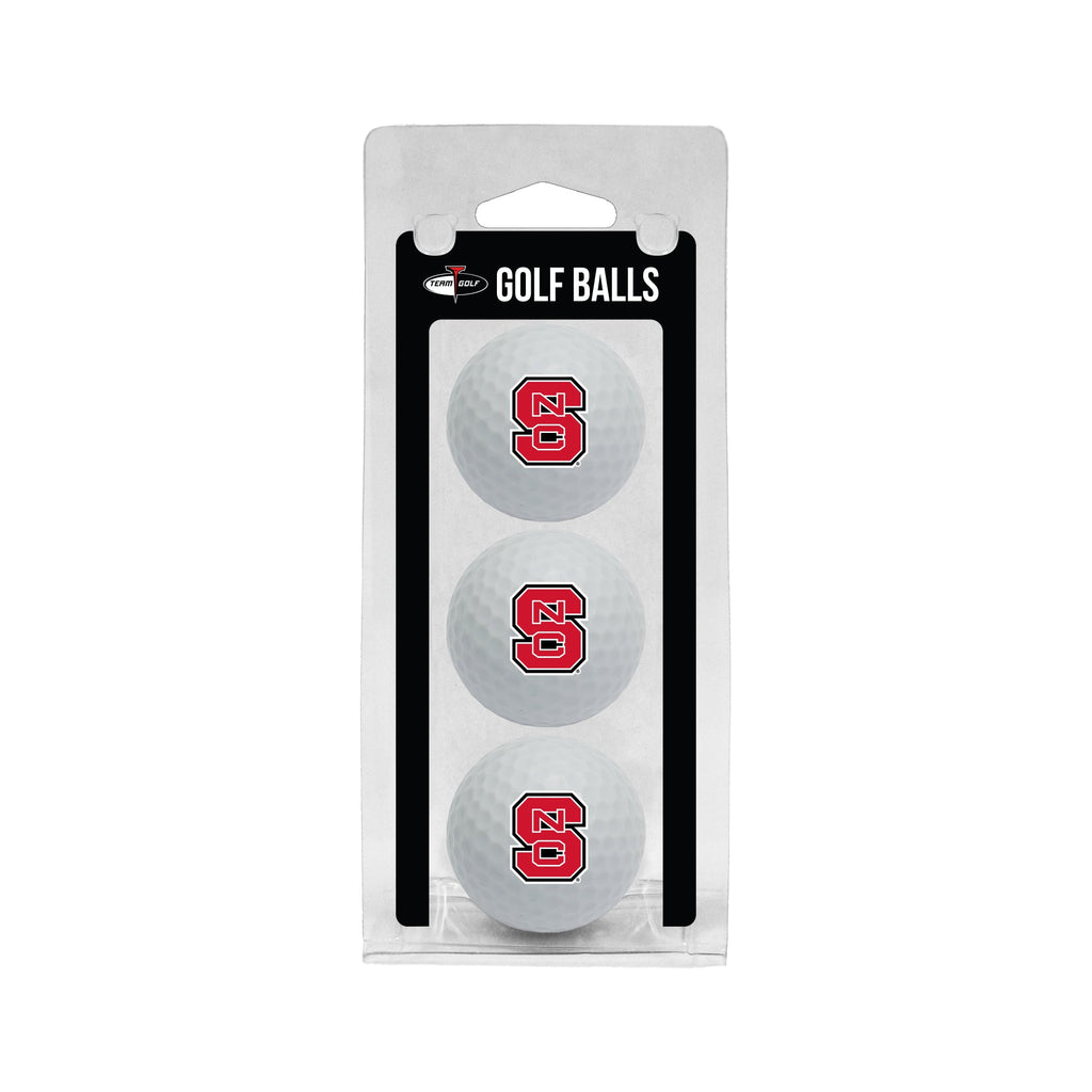 Team Golf North Carolina St Golf Balls - 3 Pack - White