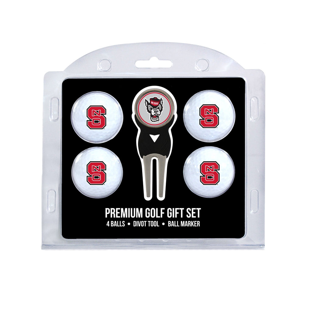 Team Golf North Carolina St Golf Gift Sets - 4 Ball Gift Set - 