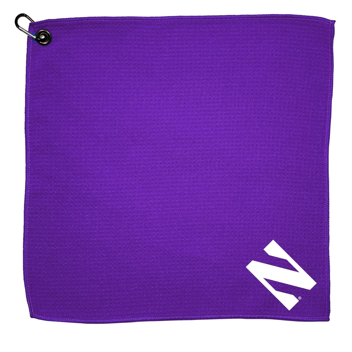 Team Golf Northwestern Golf Towels - Microfiber 15X15 Color - 