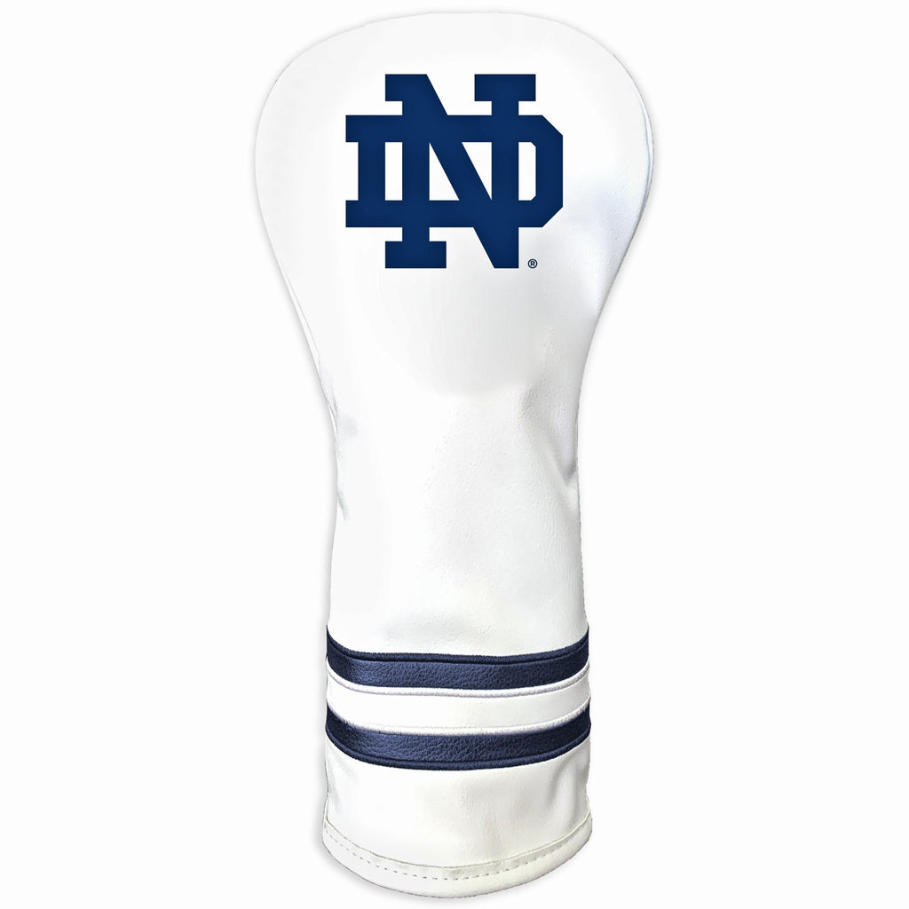 Team Golf Notre Dame DR/FW Headcovers - Fairway HC - Printed White