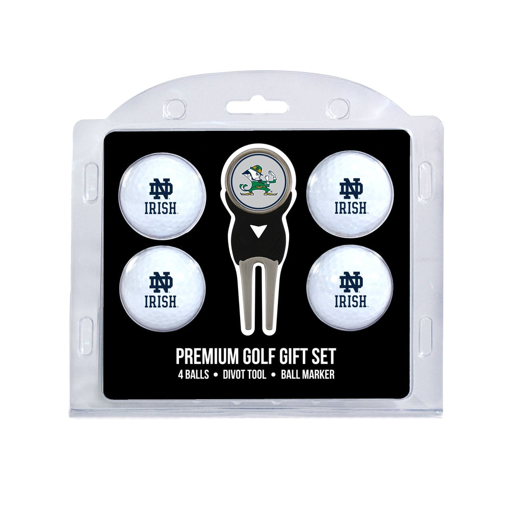 Team Golf Notre Dame Golf Gift Sets - 4 Ball Gift Set - 