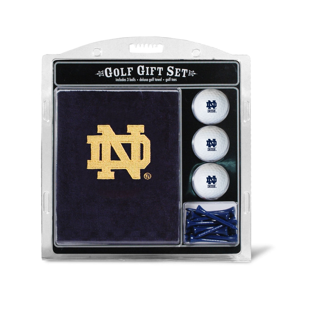 Team Golf Notre Dame Golf Gift Sets - Embroidered Towel Gift Set - 