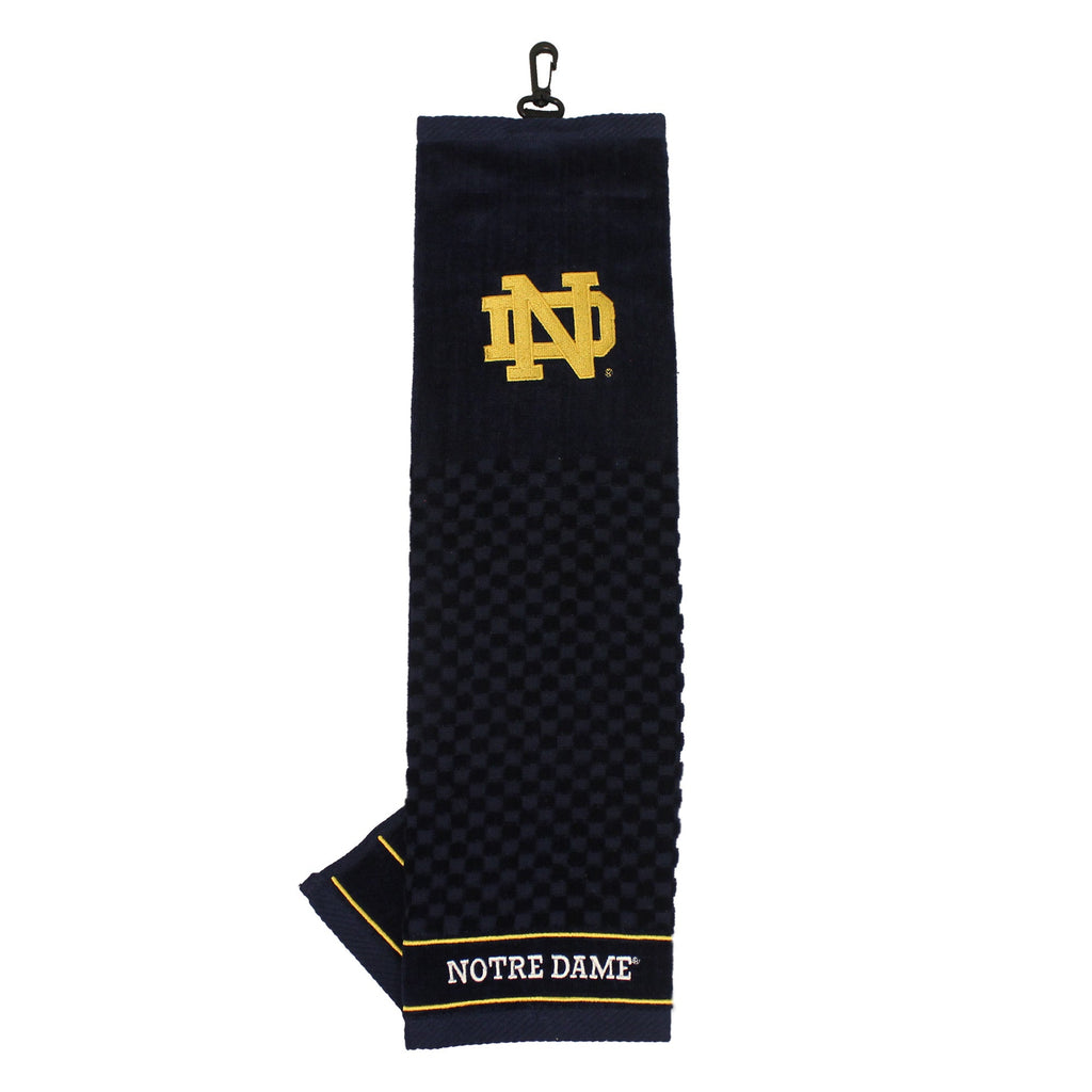 Team Golf Notre Dame Golf Towels - Tri - Fold 16x22 - 