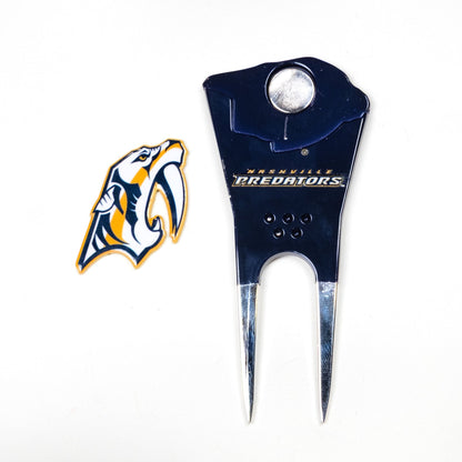 Team Golf NSH Predators Divot Tools - Custom Shaped - 