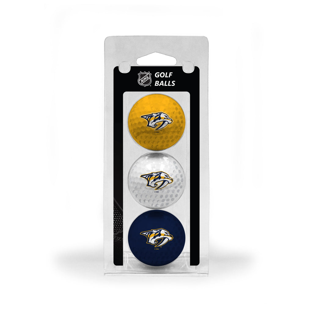 Team Golf NSH Predators Golf Balls - 3 Pack - Team