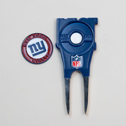 Team Golf NY Giants Divot Tools - Custom Shaped - 