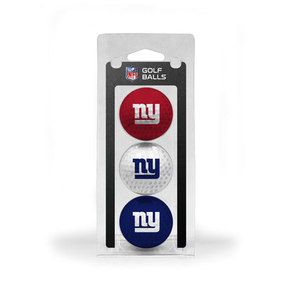 Team Golf NY Giants Golf Balls - 3 Pack - Team