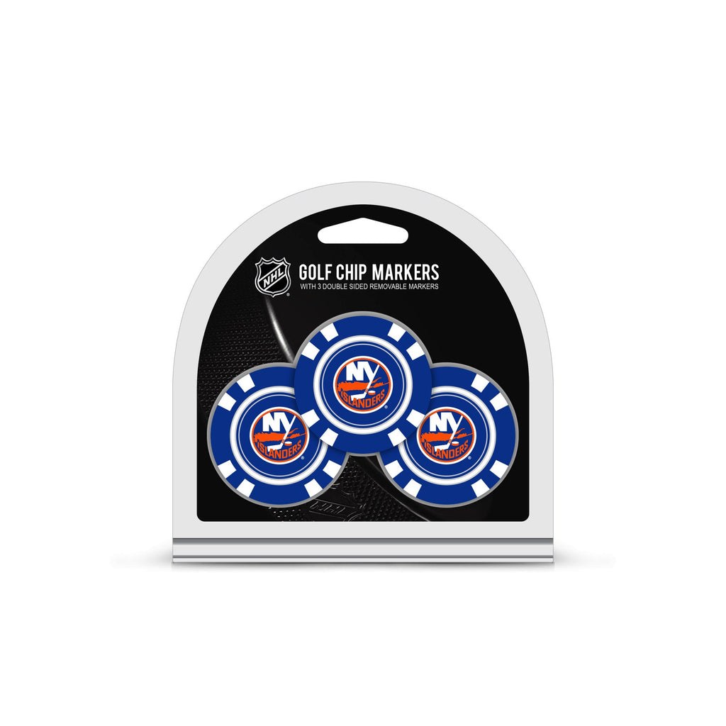 Team Golf NY Islanders Ball Markers - 3 Pack Golf Chip Markers - 