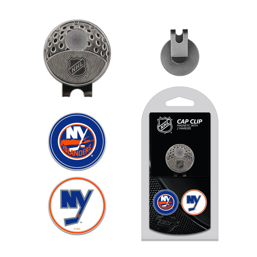 Team Golf NY Islanders Ball Markers - Hat Clip w 2 Ball Markers - 