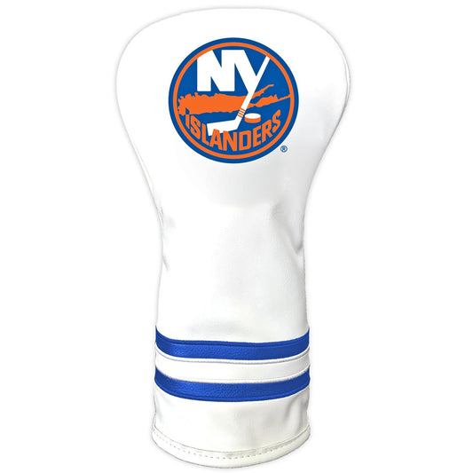Team Golf NY Islanders DR/FW Headcovers - Vintage Driver HC - Printed White