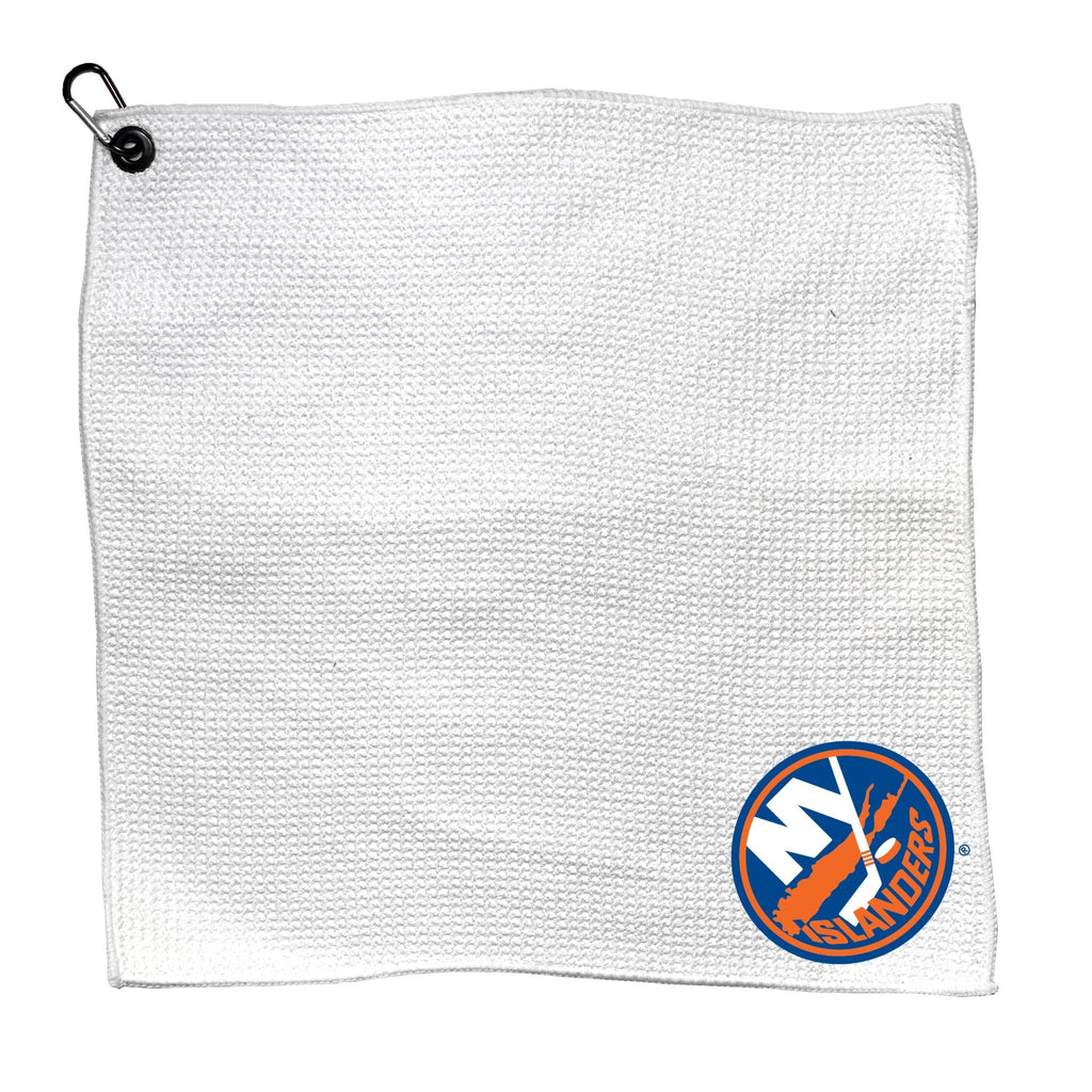 Team Golf NY Islanders Towels - Microfiber 15X15 White - 
