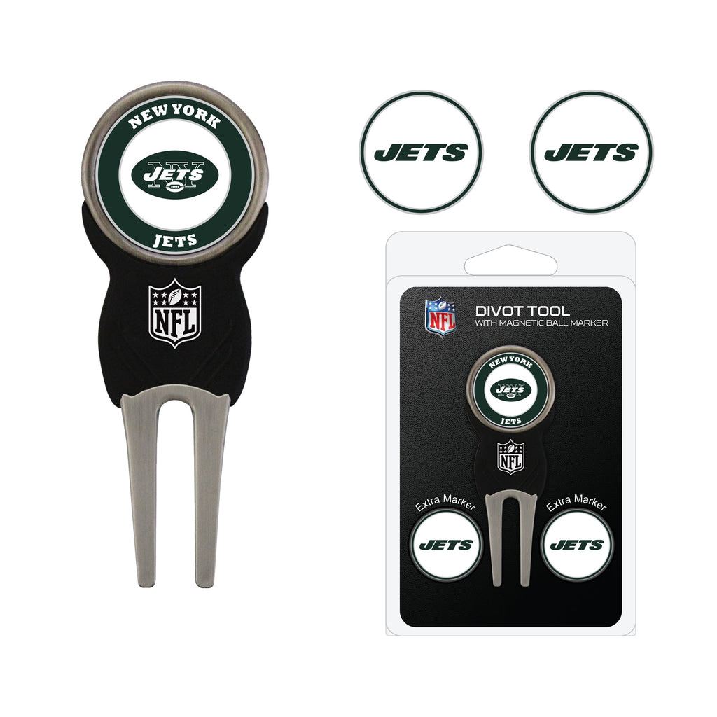 Team Golf NY Jets Divot Tools - Signature Divot Tool Pack - 