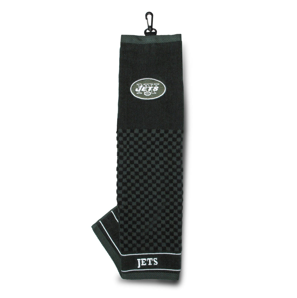 Team Golf NY Jets Golf Towels - Tri - Fold 16x22 - 