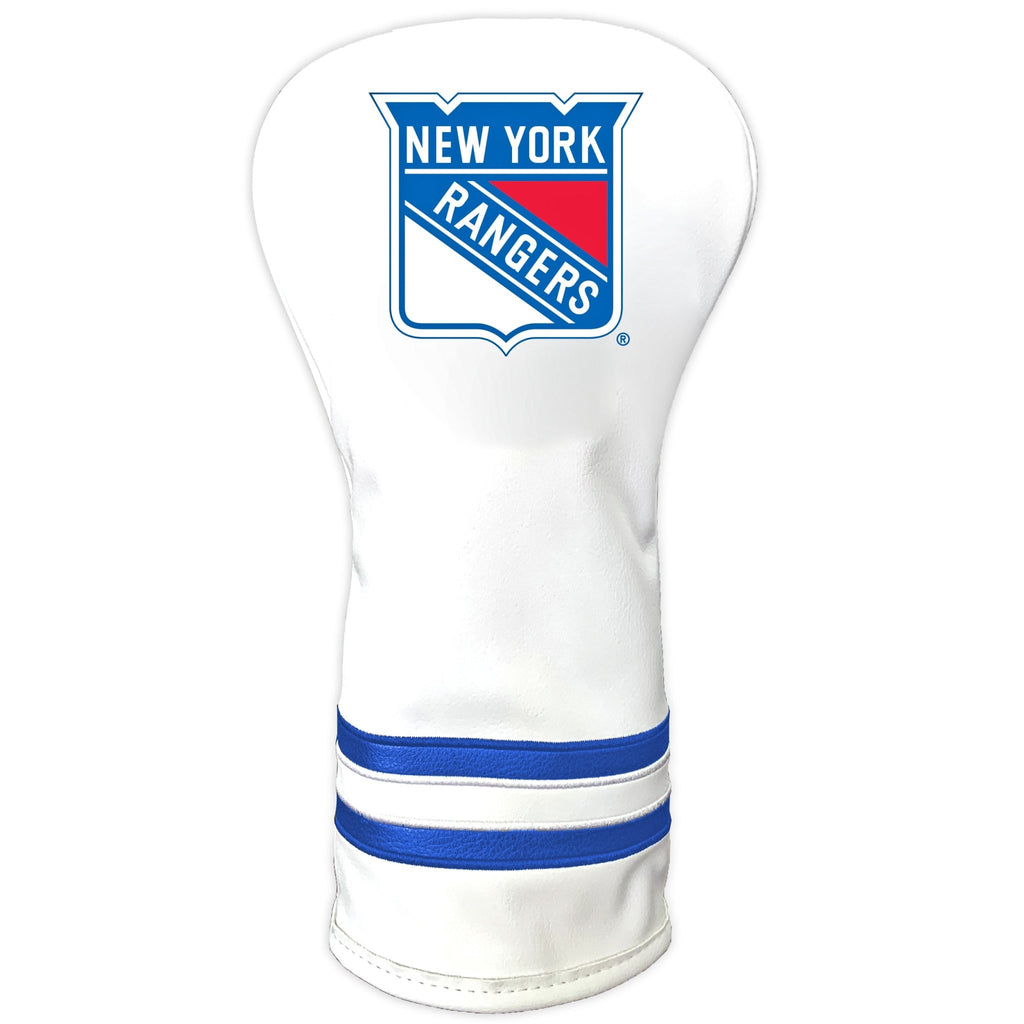 Team Golf NY Rangers DR/FW Headcovers - Vintage Driver HC - Printed White