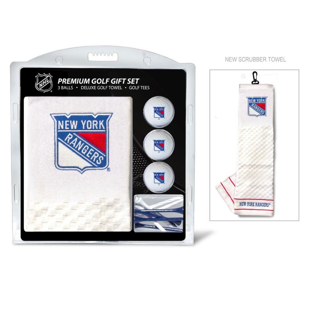 Team Golf NY Rangers Golf Gift Sets - Embroidered Towel Gift Set - 