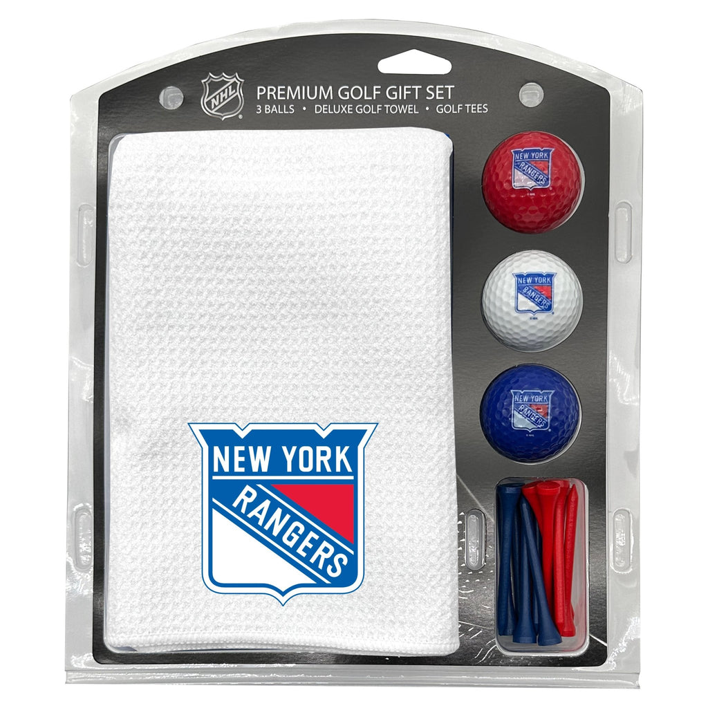 Team Golf NY Rangers Golf Gift Sets - Microfiber Towel Gift Set - White - 