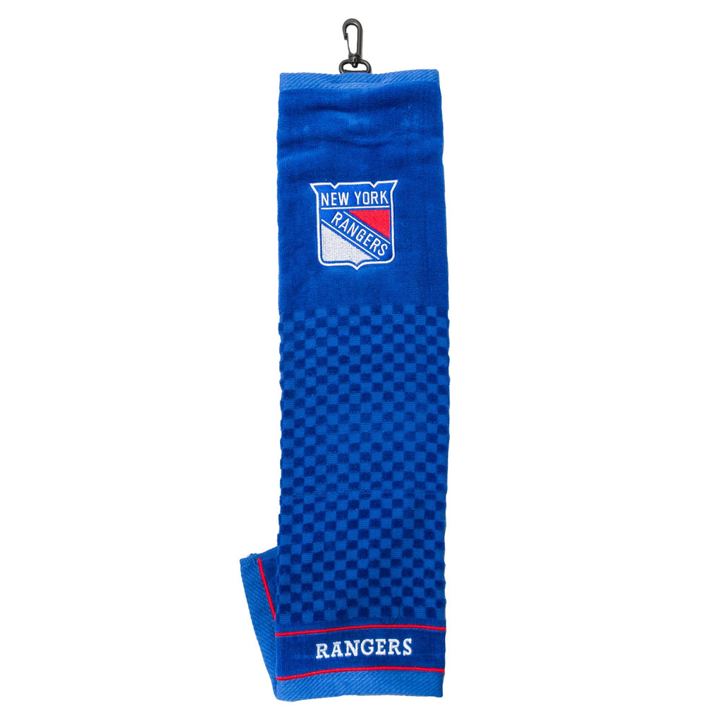 Team Golf NY Rangers Towels - Tri - Fold 16x22 - 