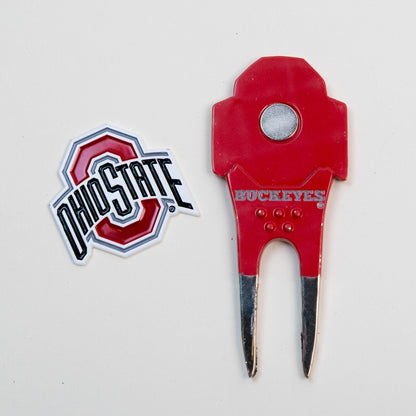Team Golf Ohio St Divot Tools - Custom Shaped - 