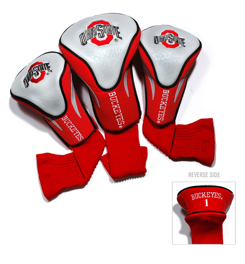 Team Golf Ohio St DR/FW Headcovers - 3 Pack Contour - Embroidered