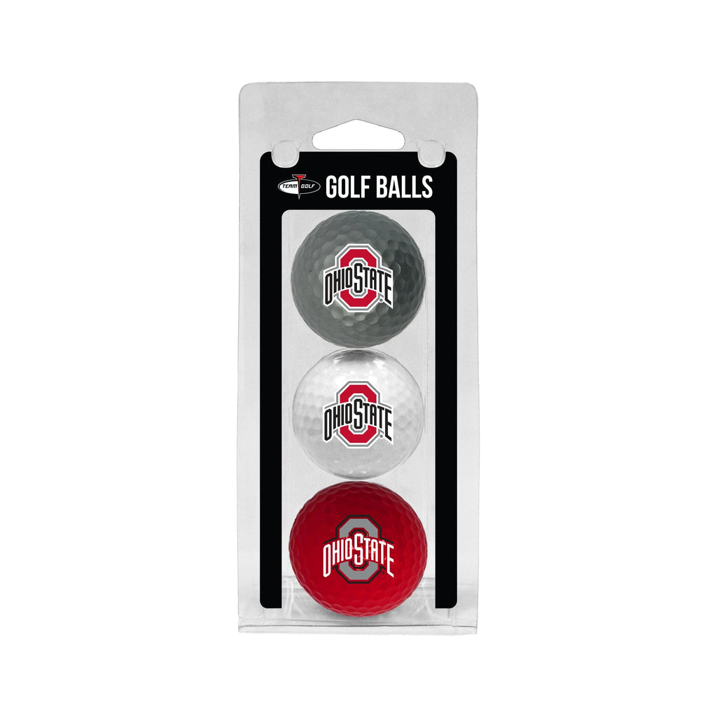 Team Golf Ohio St Golf Balls - 3 Pack - Team