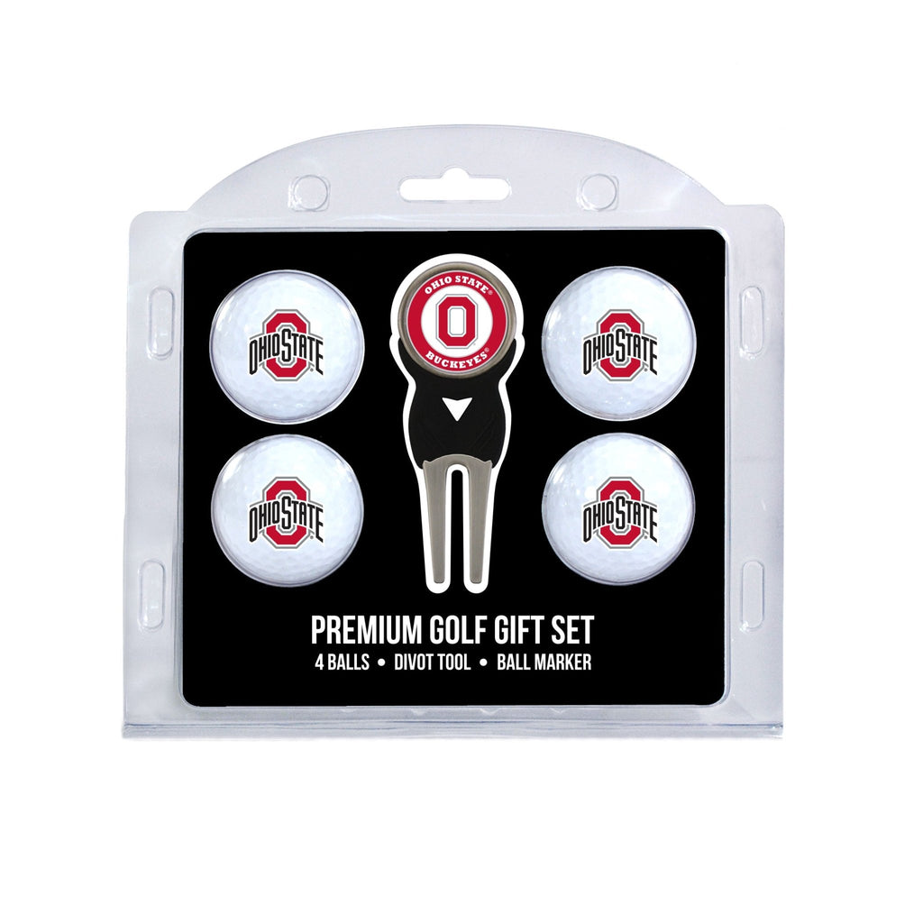 Team Golf Ohio St Golf Gift Sets - 4 Ball Gift Set - 