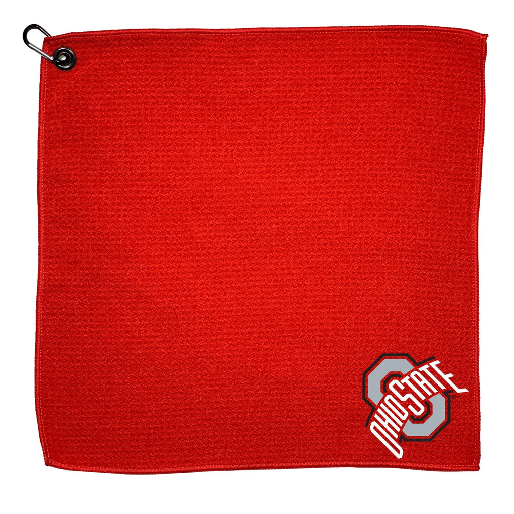 Team Golf Ohio St Golf Towels - Microfiber 15X15 Color - 