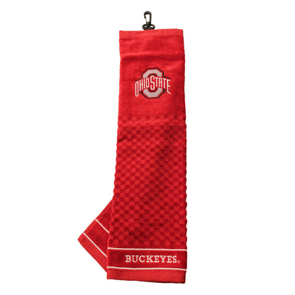 Team Golf Ohio St Golf Towels - Tri - Fold 16x22 - 