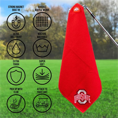 Team Golf Ohio State Magnetic Golf Towel - Team Golf USA
