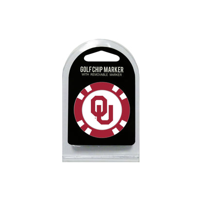 Team Golf Oklahoma Ball Markers - Golf Chip Marker - 