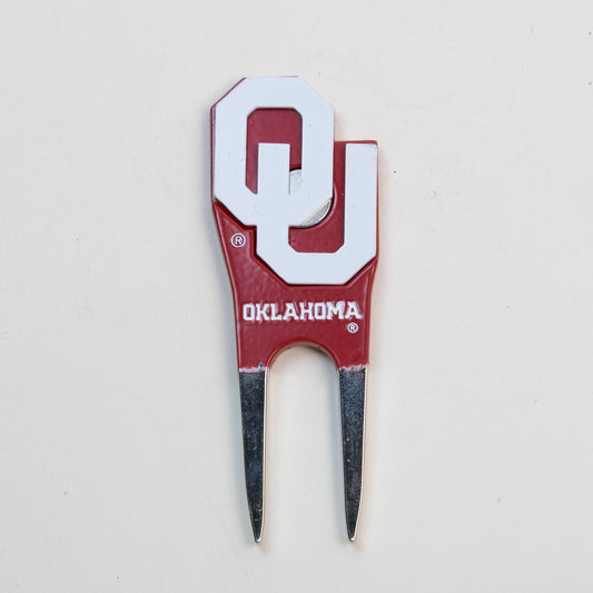 Team Golf Oklahoma Divot Tools - Custom Shaped - 