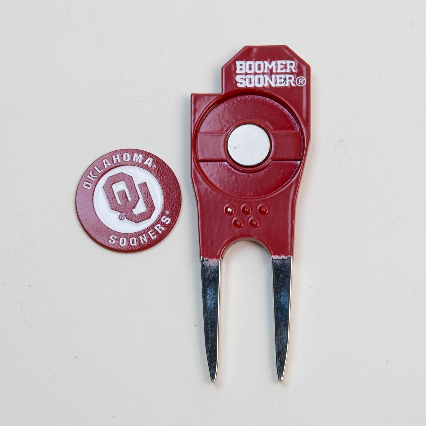 Team Golf Oklahoma Divot Tools - Custom Shaped - 