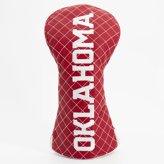 Team Golf Oklahoma DR/FW Quilted Headcovers - Team Golf USA
