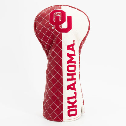 Team Golf Oklahoma DR/FW Quilted Headcovers - Team Golf USA