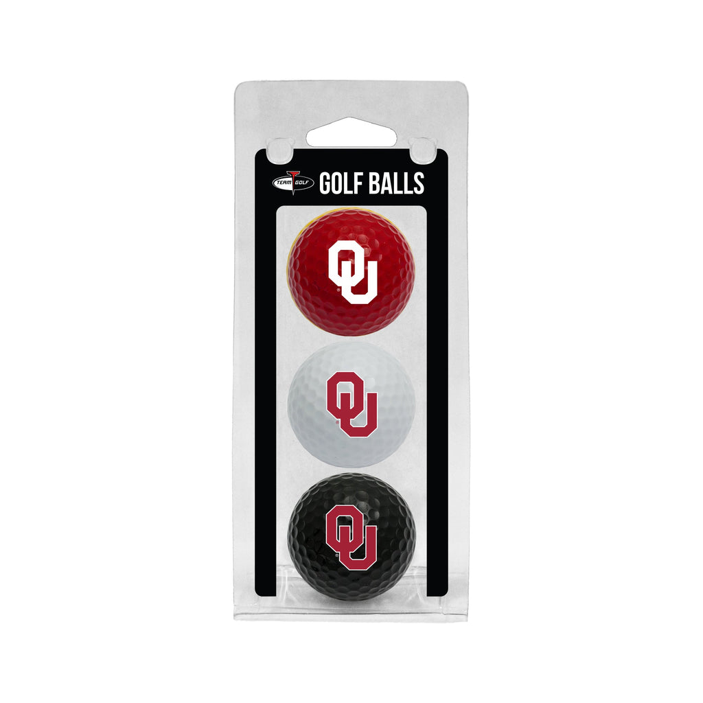 Team Golf Oklahoma Golf Balls - 3 Pack - Team