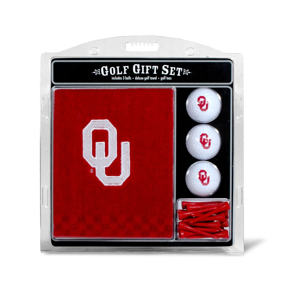 Team Golf Oklahoma Golf Gift Sets - Embroidered Towel Gift Set - 