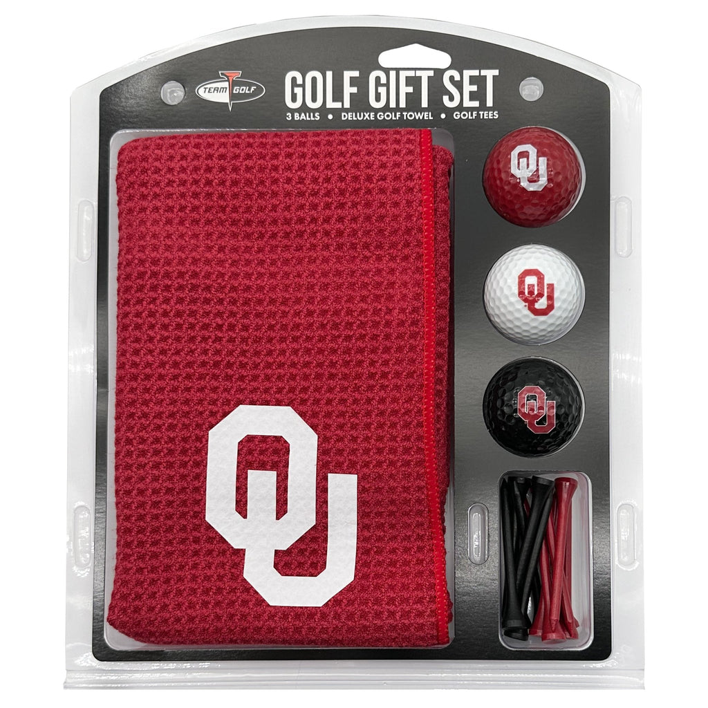 Team Golf Oklahoma Golf Gift Sets - Microfiber Towel Gift Set - Color - 