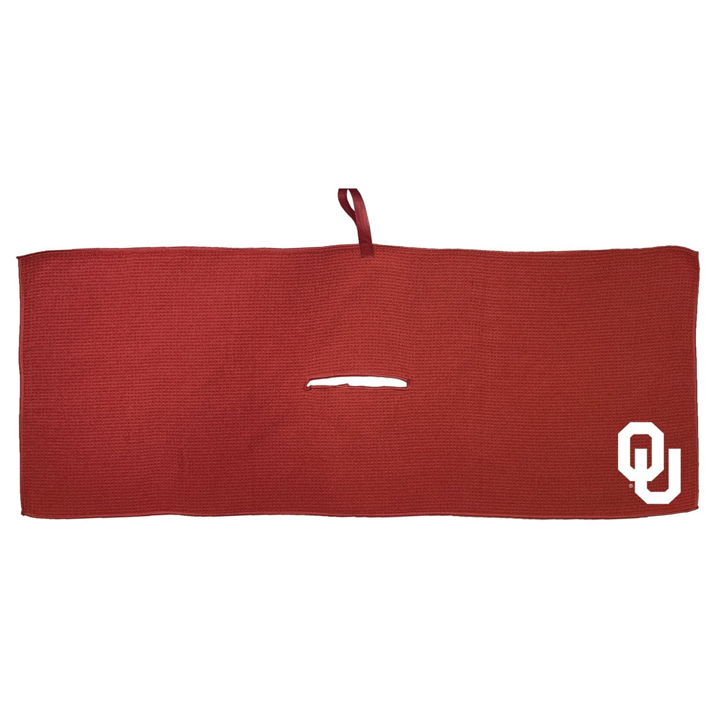 Team Golf Oklahoma Golf Towels - Microfiber 16x40 Color - 