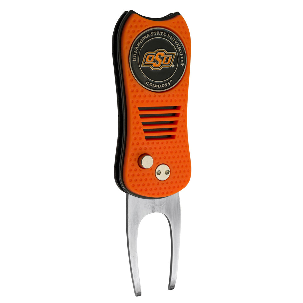 Team Golf Oklahoma St Divot Tools - Switchblade Divot Tool - 