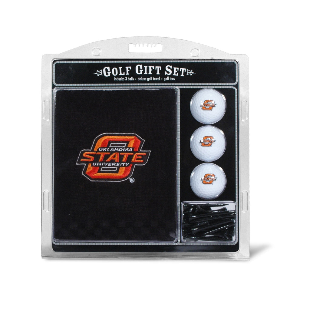 Team Golf Oklahoma St Golf Gift Sets - Embroidered Towel Gift Set - 