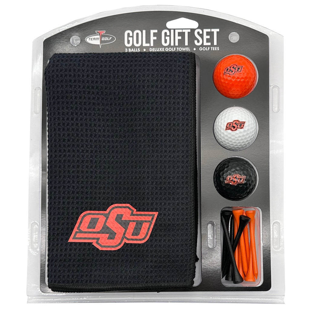 Team Golf Oklahoma St Golf Gift Sets - Microfiber Towel Gift Set - Color - 