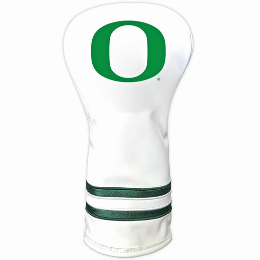 Team Golf Oregon DR/FW Headcovers - Vintage Driver HC - Printed White