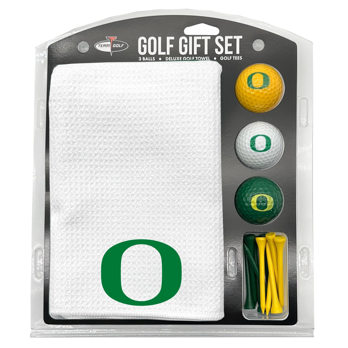 Team Golf Oregon Golf Gift Sets - Microfiber Towel Gift Set - White - 