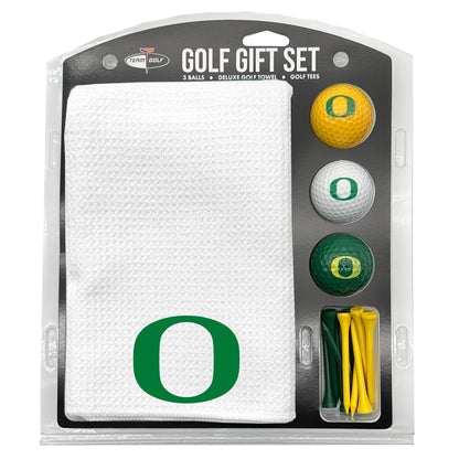 Team Golf Oregon Golf Gift Sets - Microfiber Towel Gift Set - White - 