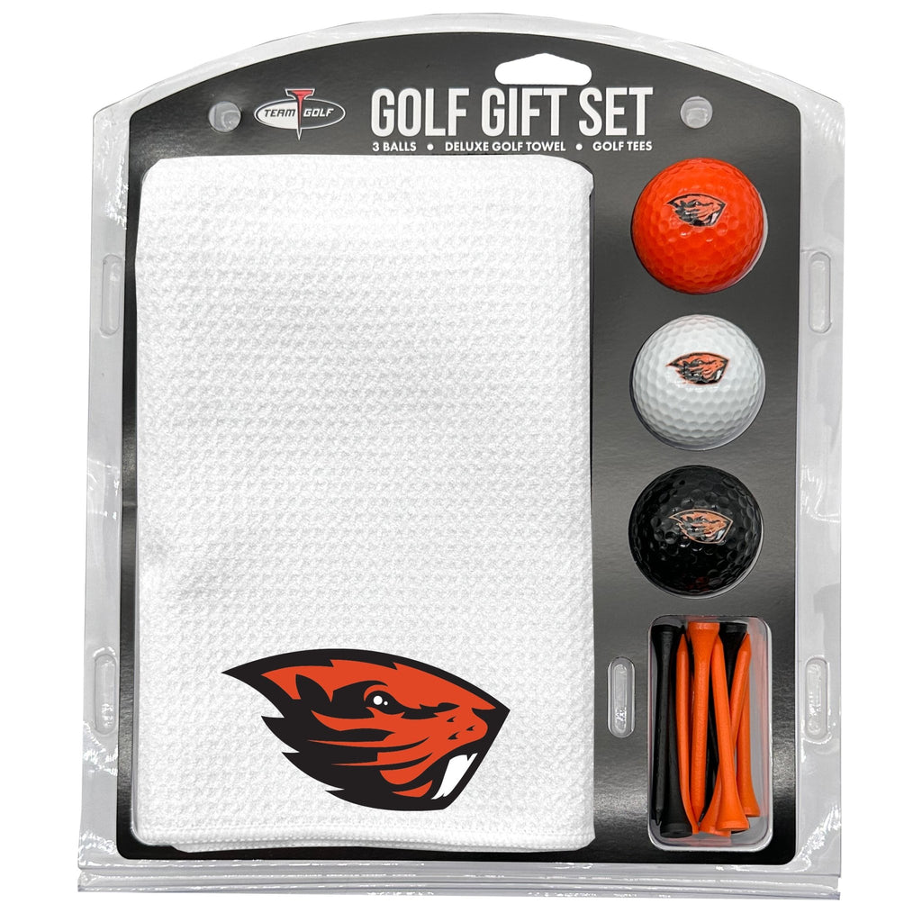 Team Golf Oregon St Golf Gift Sets - Microfiber Towel Gift Set - White - 