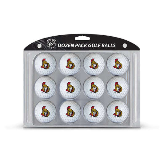 Team Golf OTT Senators Golf Balls - 12 Pack - White