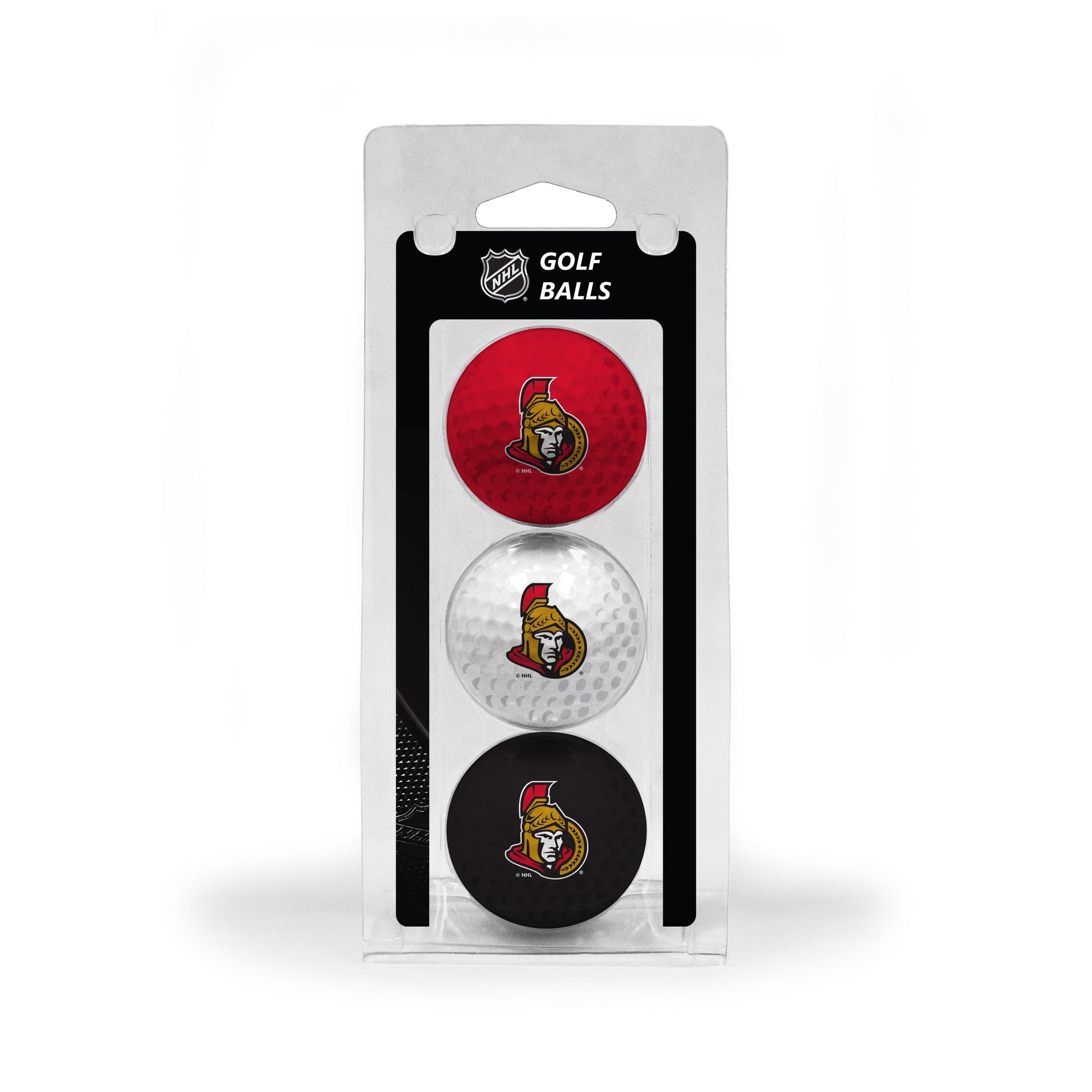 Team Golf OTT Senators Golf Balls - 3 Pack - Team
