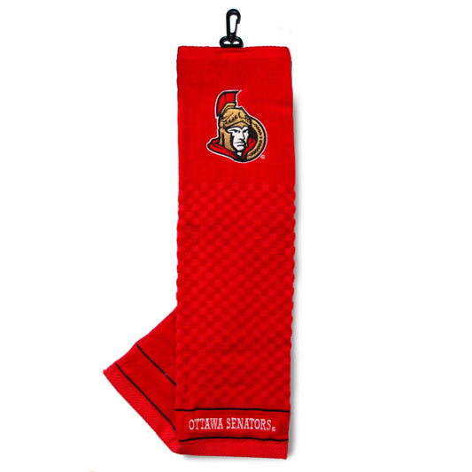 Team Golf OTT Senators Towels - Tri - Fold 16x22 - 