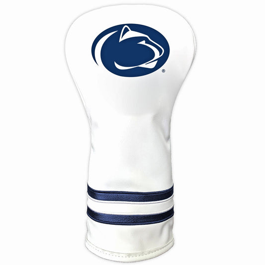Team Golf Penn St DR/FW Headcovers - Vintage Driver HC - Printed White