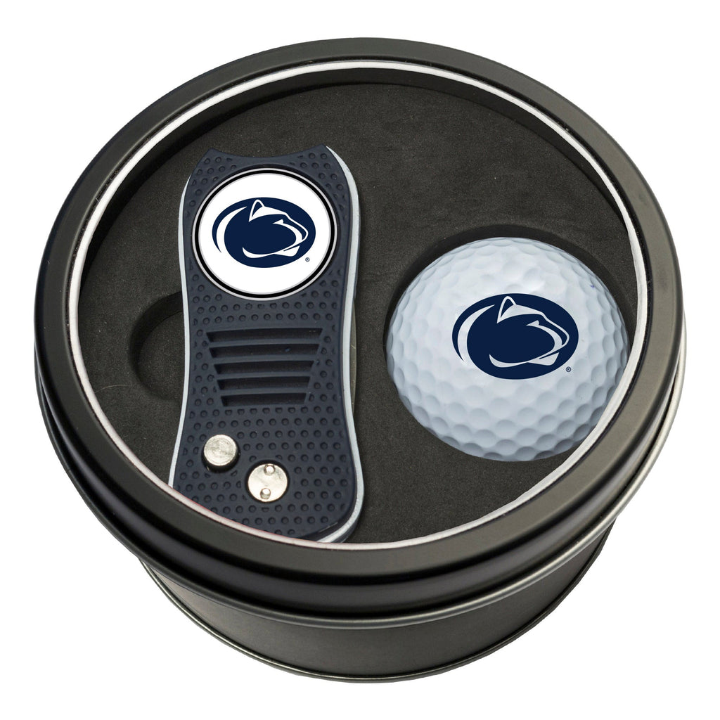 Team Golf Penn St Golf Gift Sets - Tin - Divot Tool & Golf Ball - 